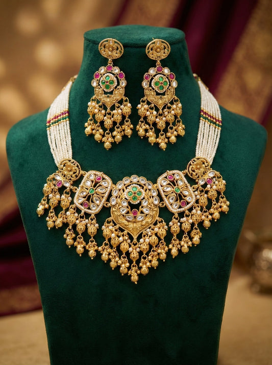 Vaani Heritage Antique Necklace