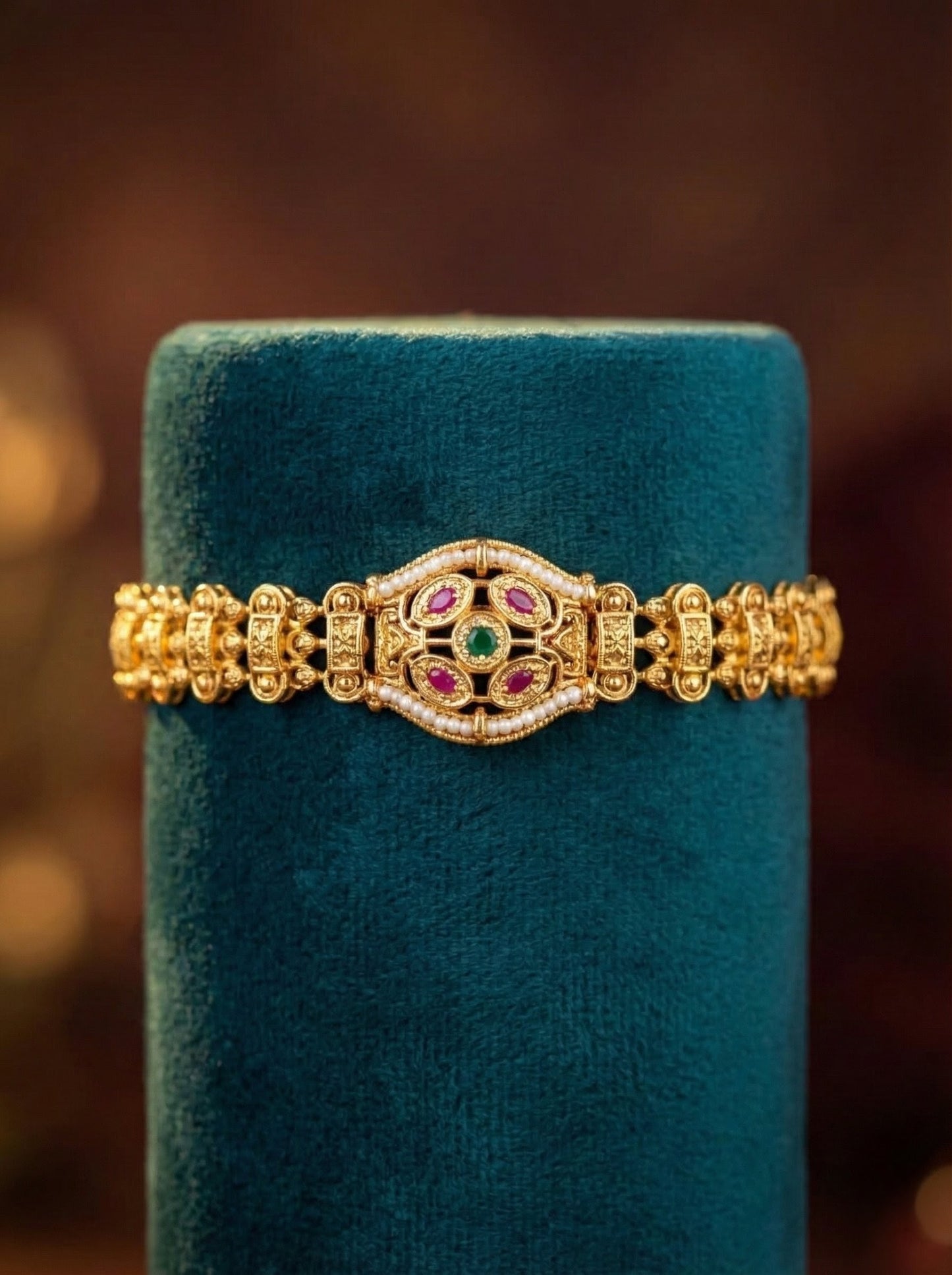 Alternate styling layout profile of Arya Premium Swaroski Bracelet