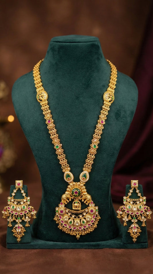 Samriddhi Antique Golden Heritage Longset