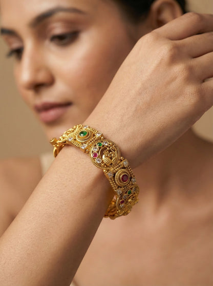 Rama Peacock Antique Bangles (Openable)