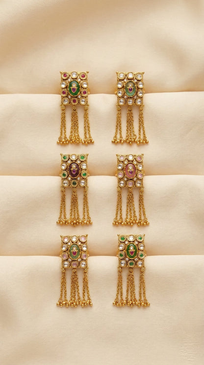 Varsha Heritage Swaroski Finger Ring