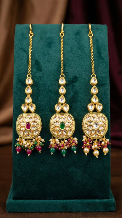 Bani Premium Kundan Maangtika