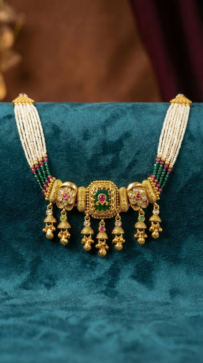 Rashmika Premium Quality Heritage Choker Set