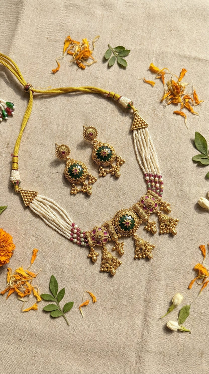 Yashmitha Premium Quality Heritage Choker Set