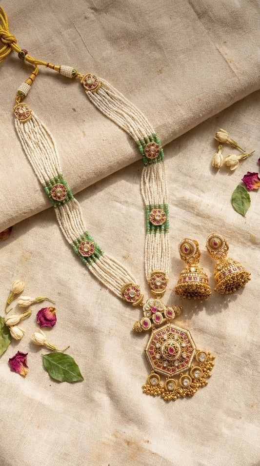 Rishika Heritage Antique Longset