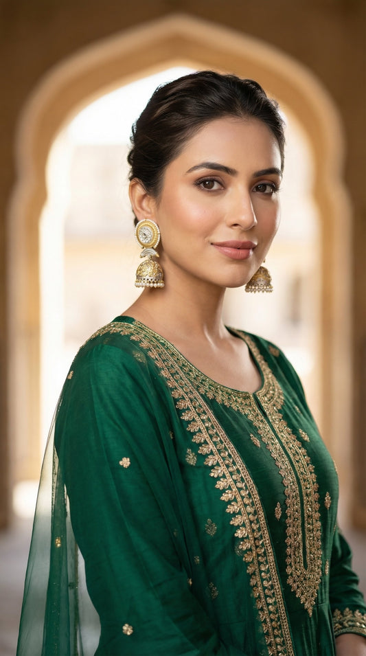 Snigdha Dual Tone Earrings