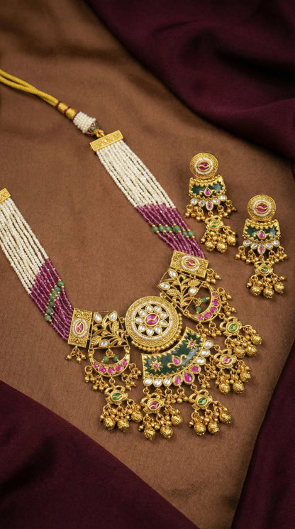 Sanjana Premium Heritage Necklace Set