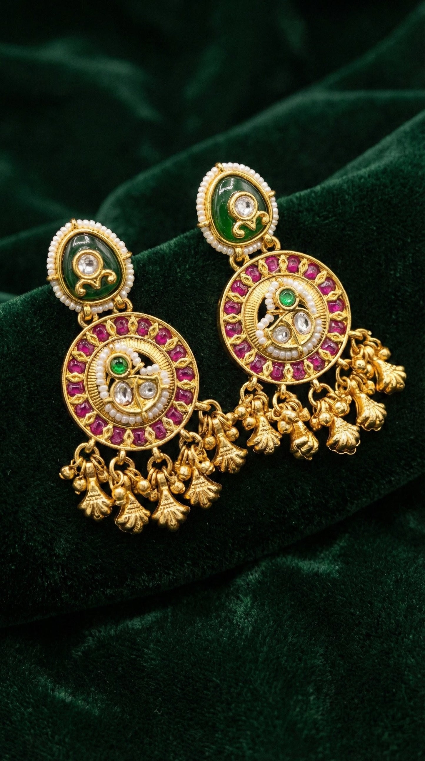 Ruchika Antique Gold Look Necklace