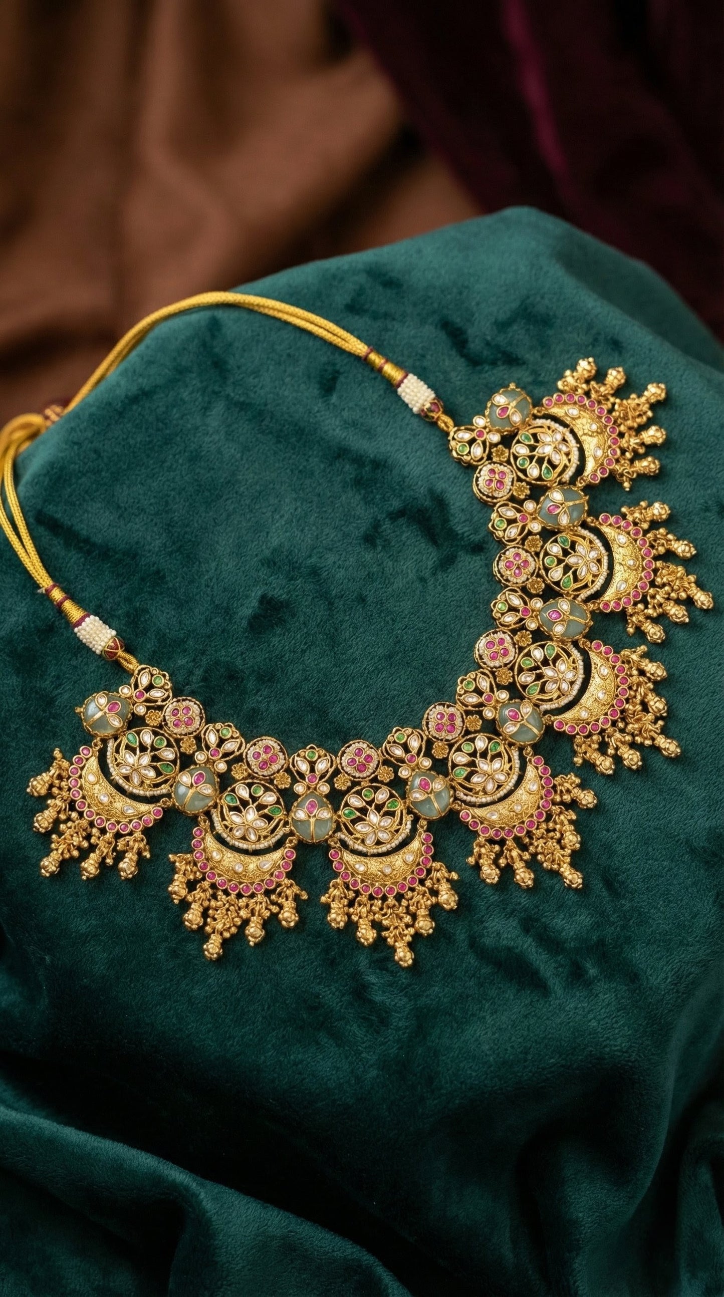 Paloma Heritage Golden look Necklace Set