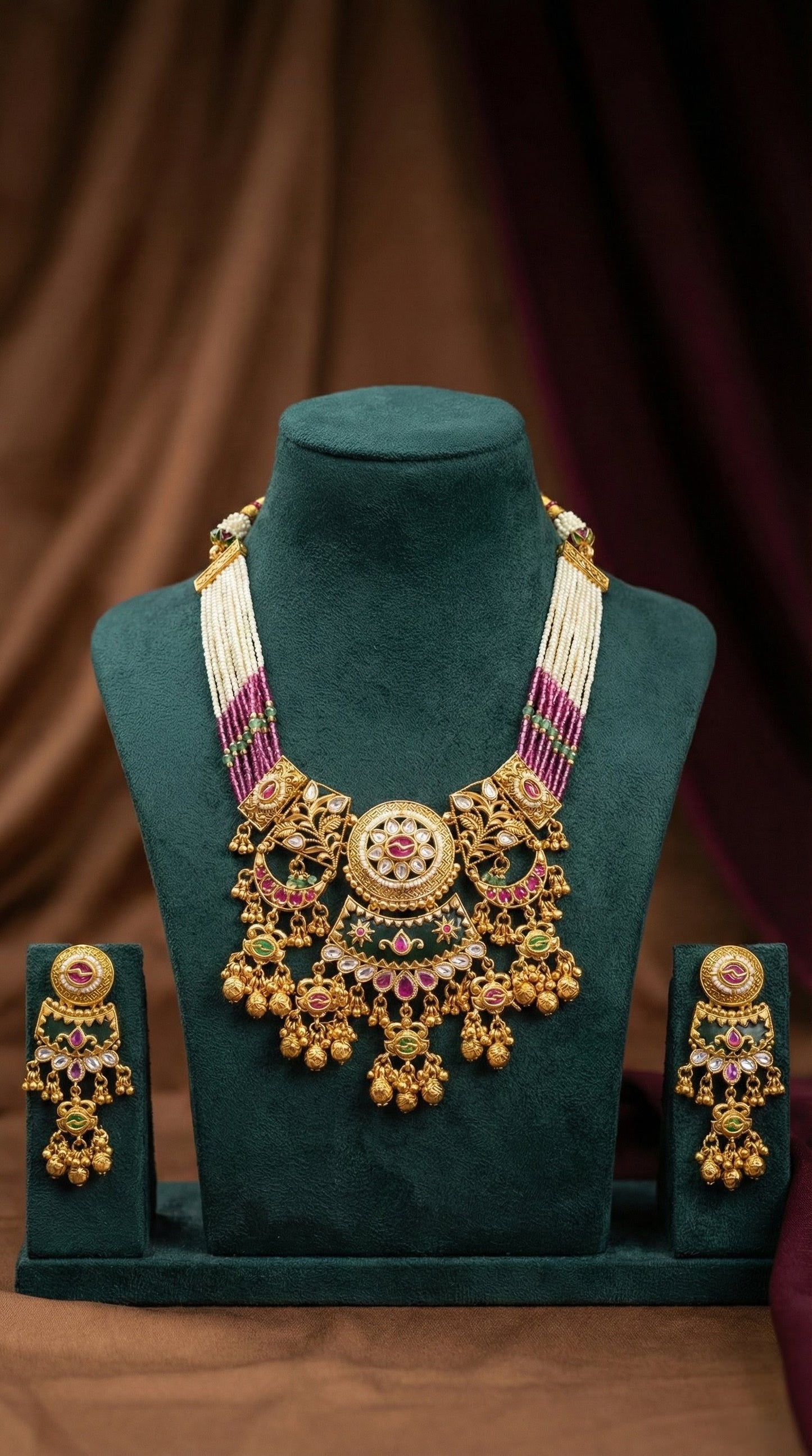 Sanjana Premium Heritage Necklace Set