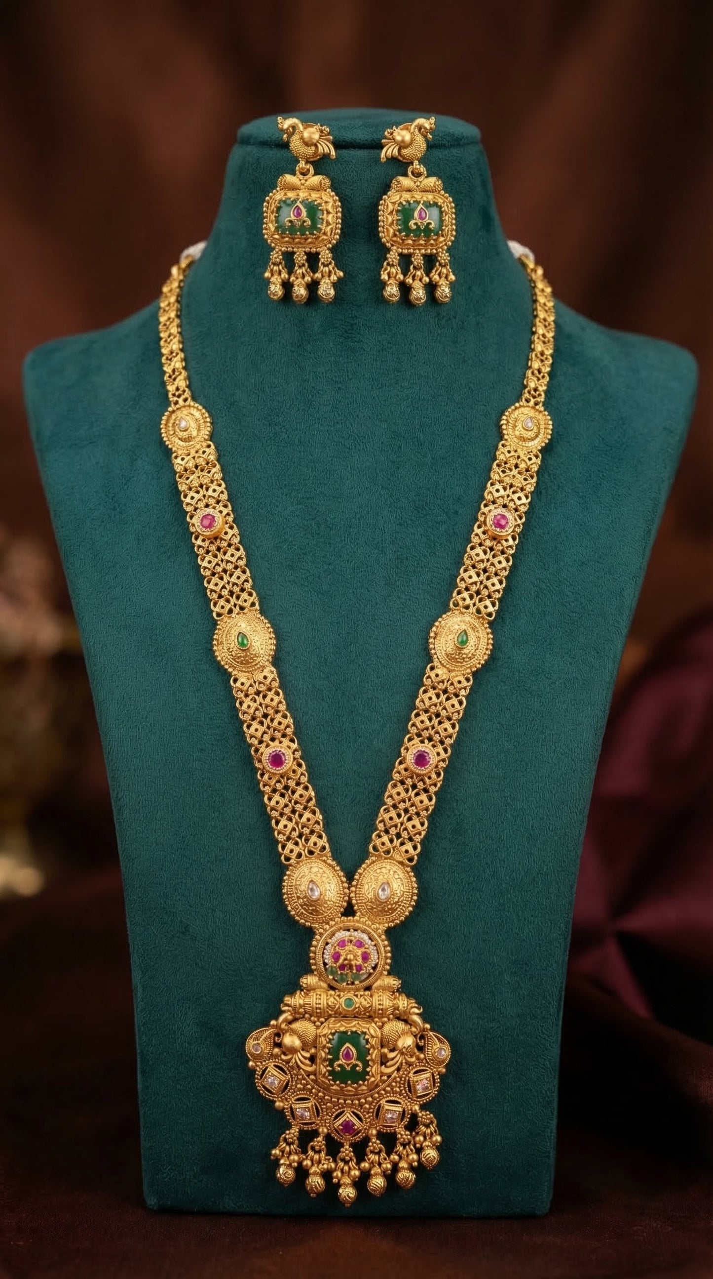Tanvika Antique Gold look Longset