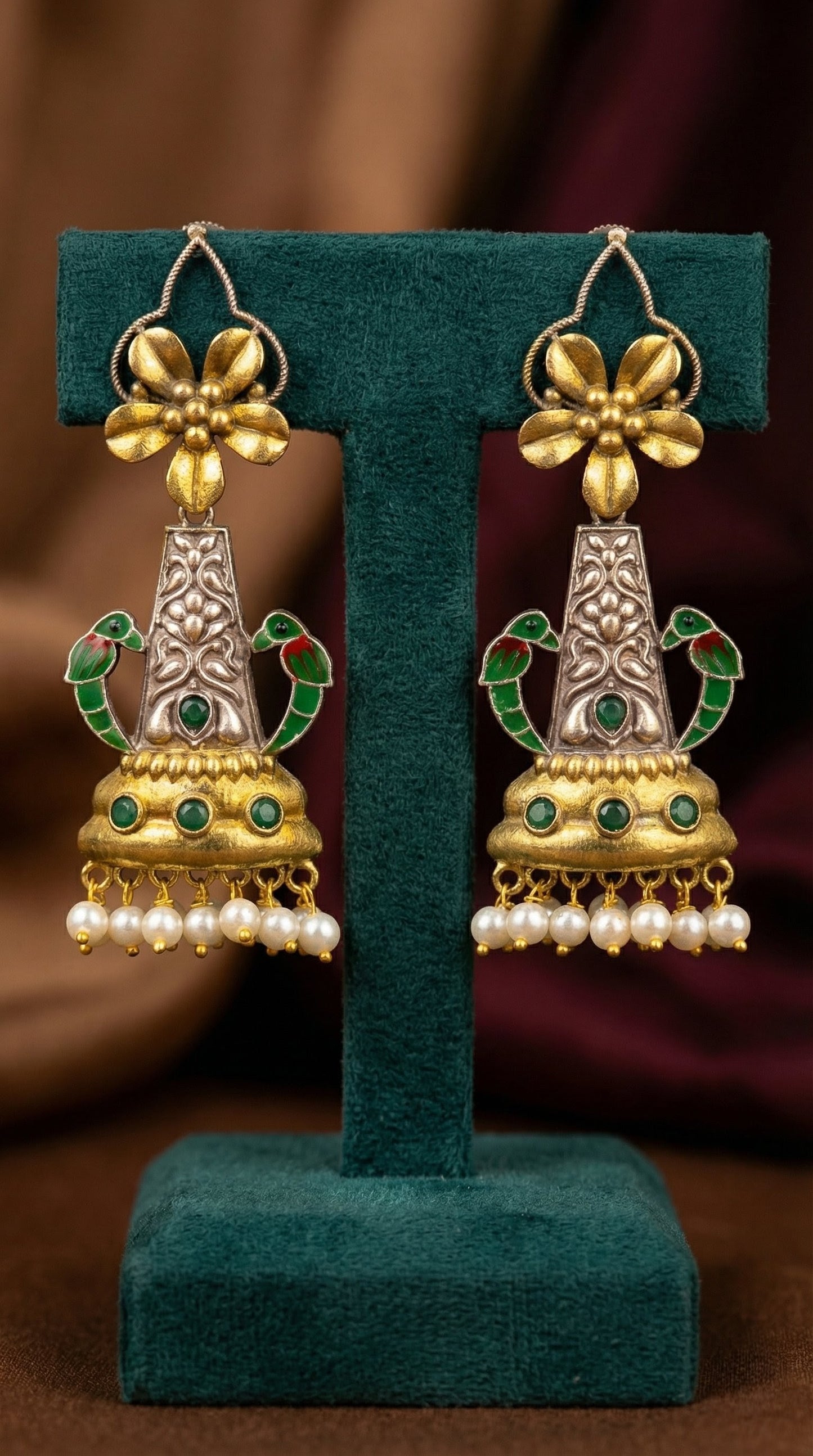 Shrija Oxidised Earrings