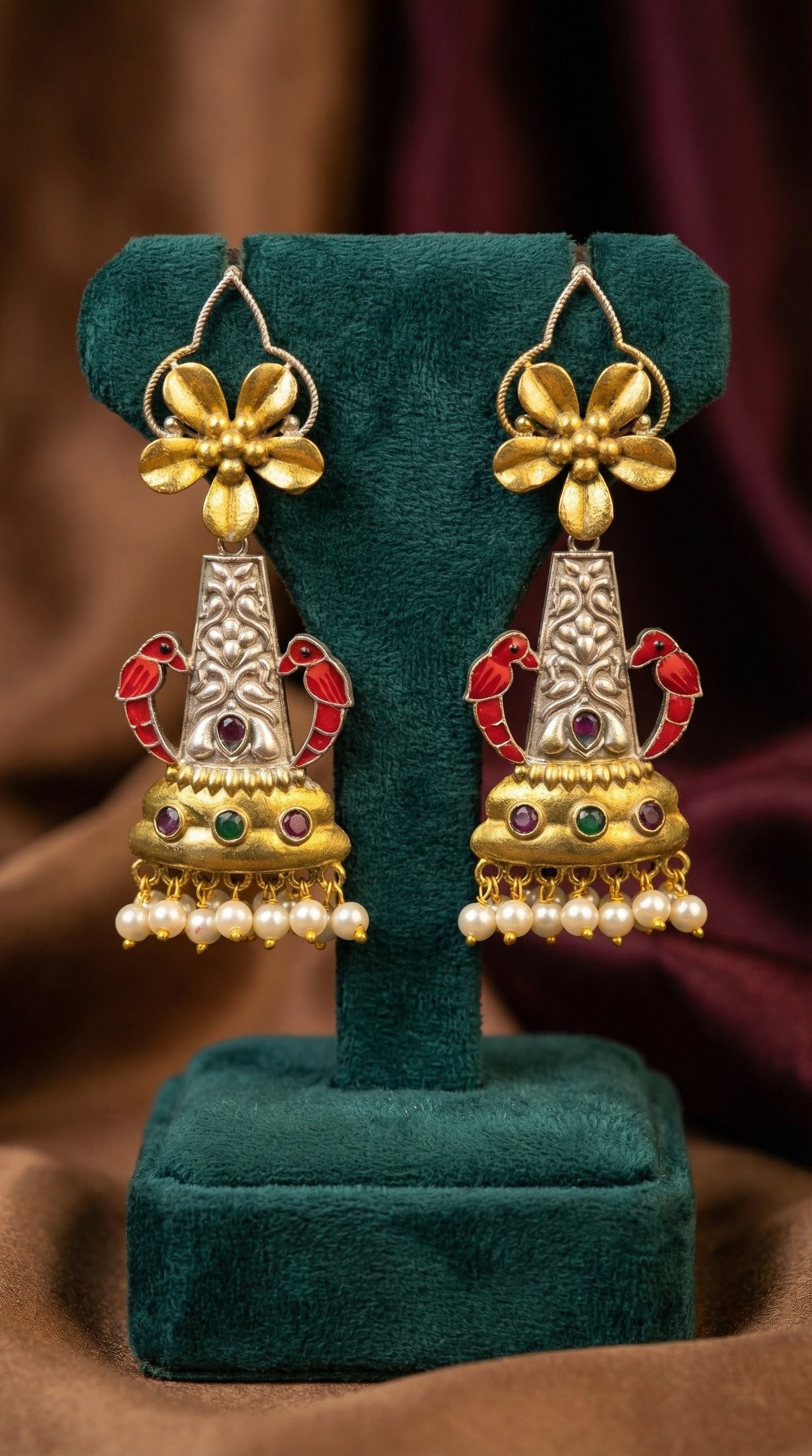 Shrija Oxidised Earrings