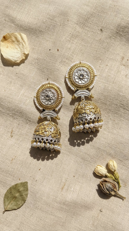 Snigdha Dual Tone Earrings