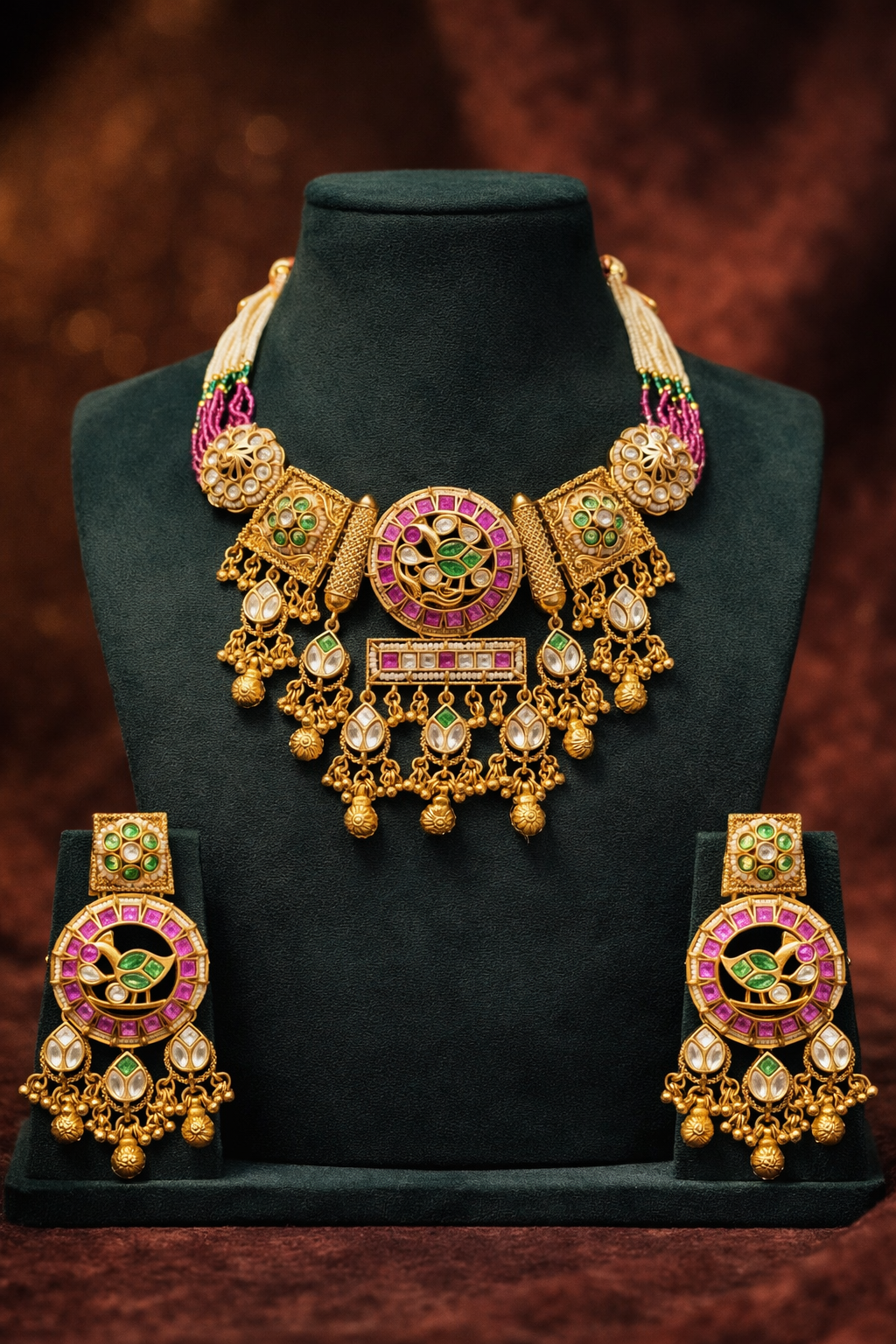 Abhilasha Premium Heritage Necklace Set