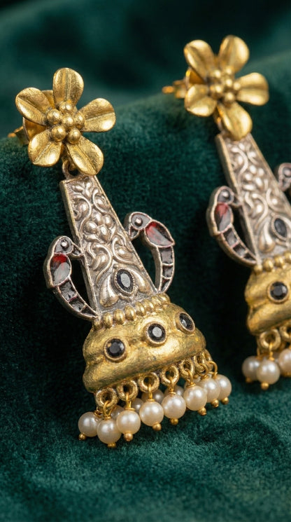 Shrija Oxidised Earrings