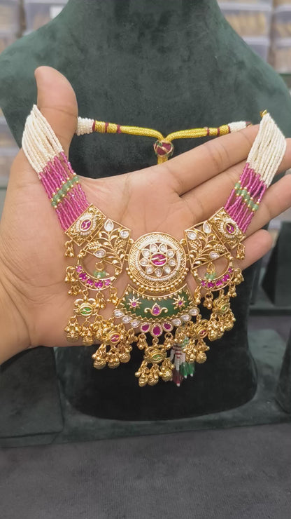 Sanjana Premium Heritage Necklace Set