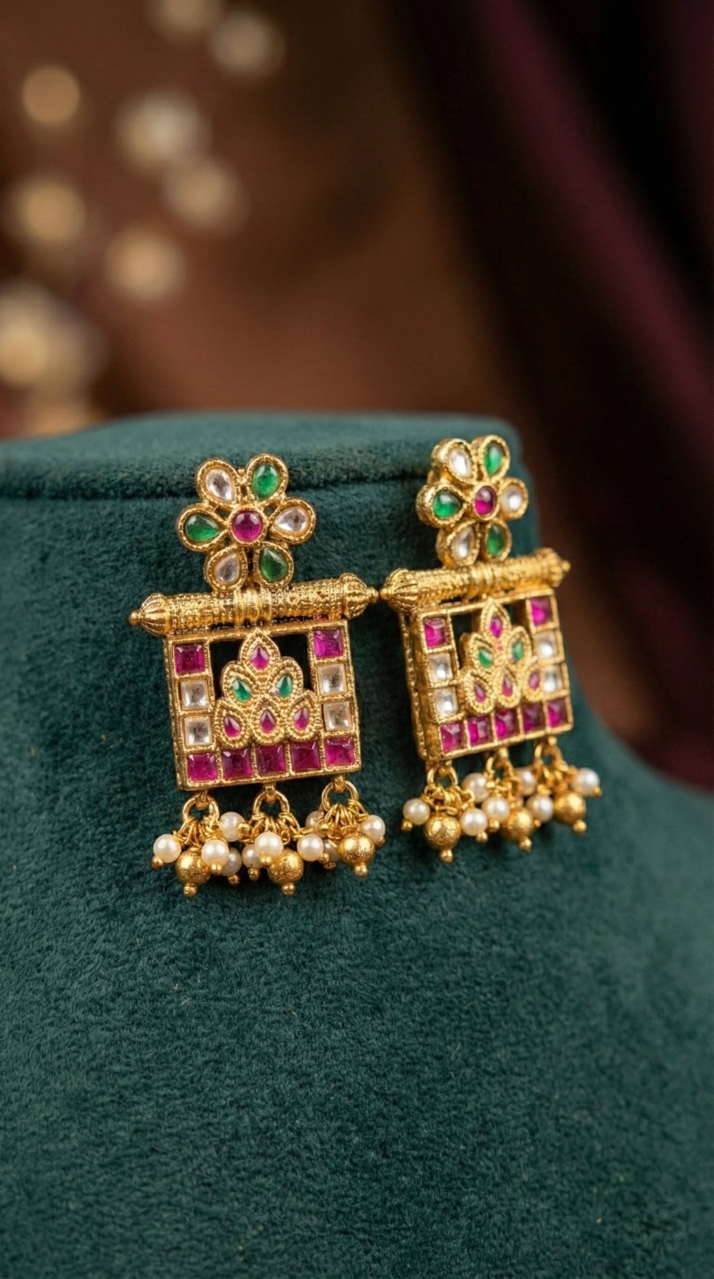 Meher Heritage Ghugree Chain Pendant Set